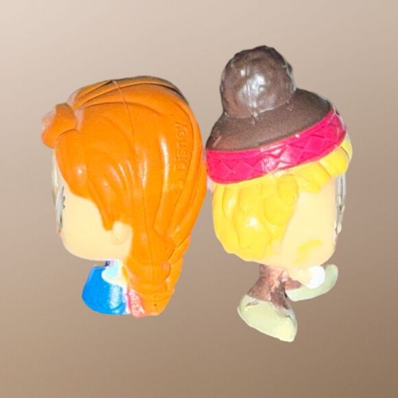 Rare Season 1 Disney Doorables “Frozen” Anna & Kristoff Figure Mini 1” B10 - Picture 2 of 4
